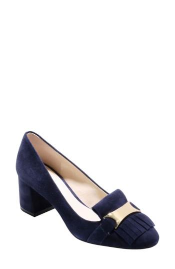 Women's Cole Haan Margarite Kiltie Loafer Pump B - Blue
