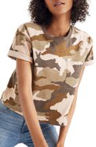 Women's Rag & Bone Sloane Metallic Tee, Size - Metallic
