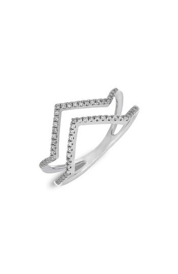 Women's Carriere Double Zigzag Diamond Ring (nordstrom Exclusive)