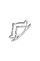 Women's Carriere Double Zigzag Diamond Ring (nordstrom Exclusive)