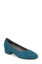 Women's David Tate Proud Cutout Pump Ww - Blue