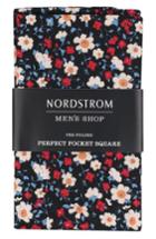 Men's Nordstrom Men's Shop The Perfect Pre-folded Pocket Square, Size - Black