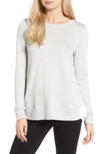 Women's Chelsea28 Ruffle Back Sweatshirt - Grey