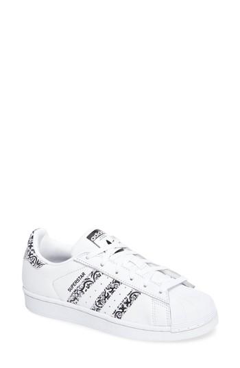 Women's Adidas 'superstar' Sneaker .5 Women's / 6.5 Men's M - White
