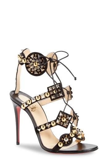Women's Christian Louboutin Kaleikita Lace-up Sandal