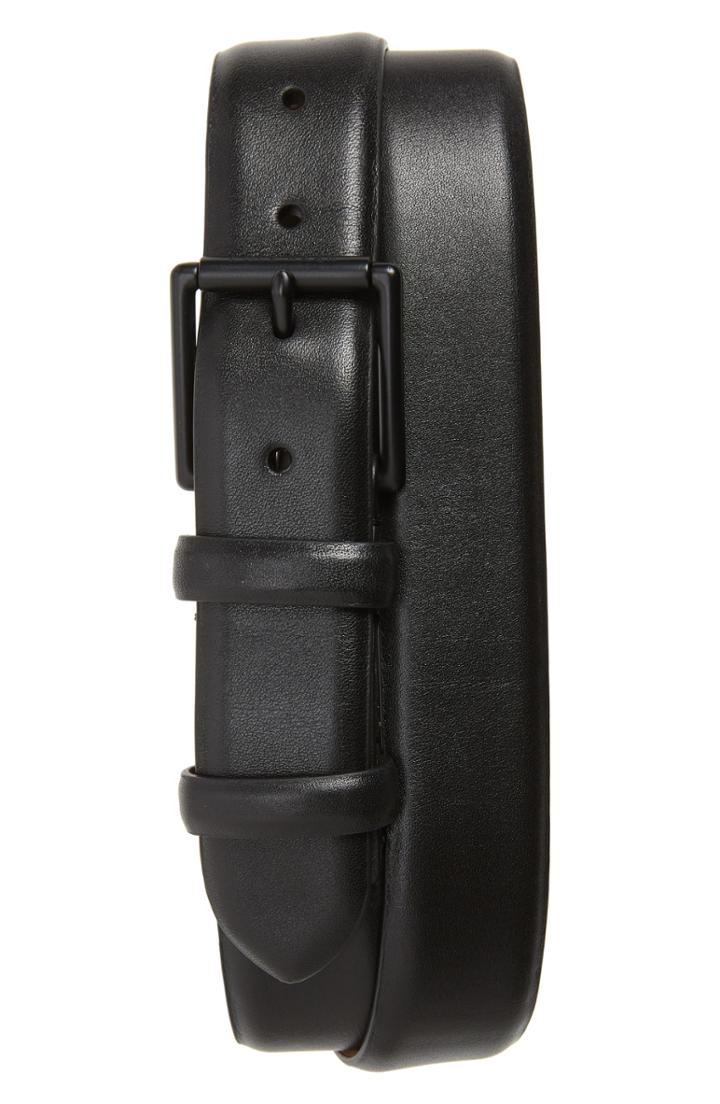 Men's Cole Haan Leather Belt - British Tan/ Brass Buckle