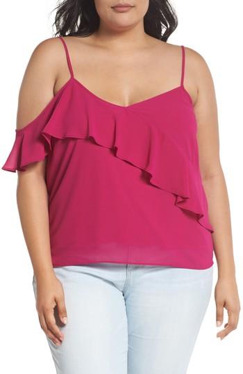 Women's Lost Ink One Ruffle Camisole
