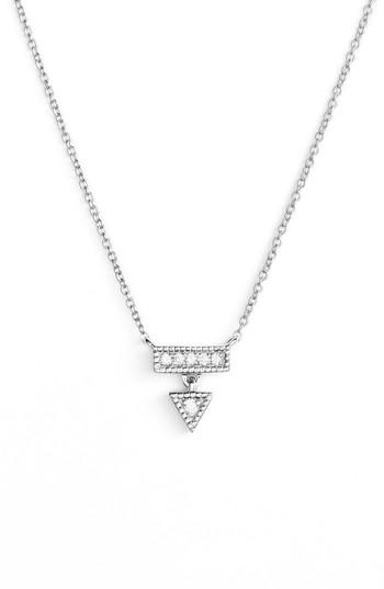 Women's Dana Rebecca Designs Emily Sarah Diamond Triangle Dangle Necklace