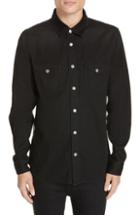 Men's Ksubi De Nimes Woven Shirt - Black