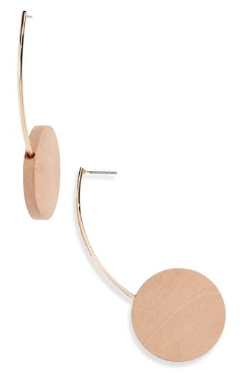 Women's Natasha Wood Drop Earrings