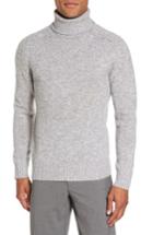 Men's Eleventy Marled Turtleneck Sweater - Grey