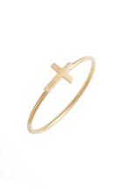 Women's Bony Levy Cross Stacking Ring (nordstrom Exclusive)