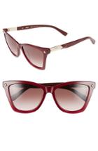 Women's Mcm 57mm Retro Sunglasses - Bordeaux