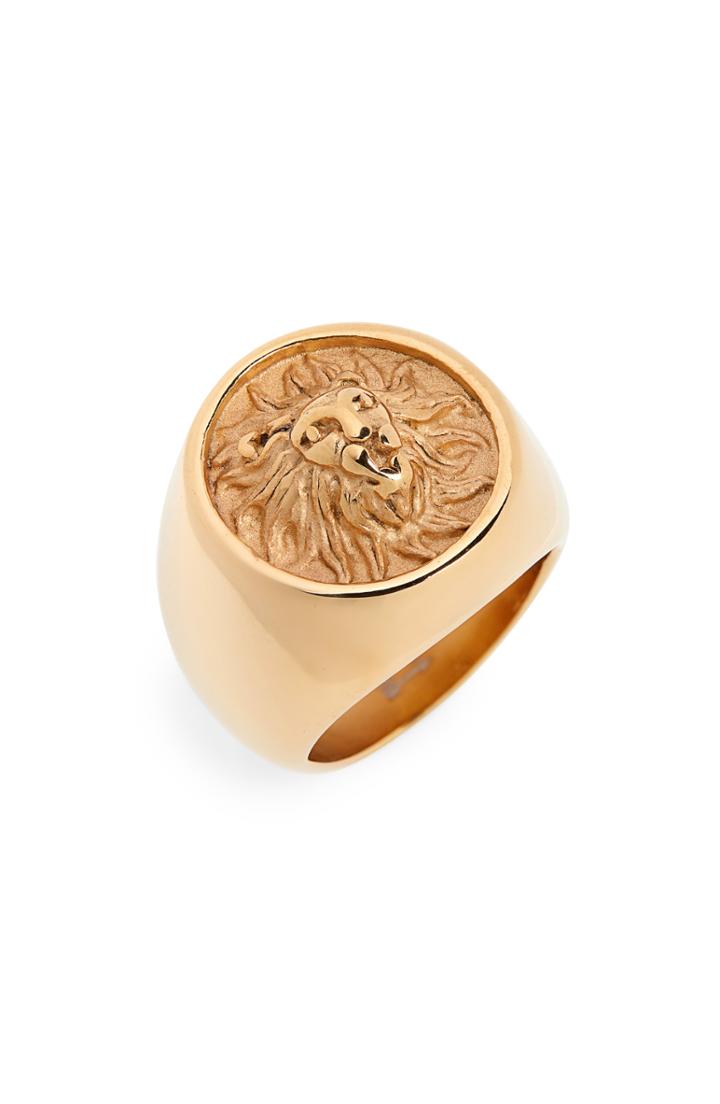 Women's Ellie Vail Lion Signet Ring