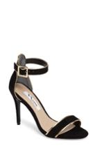Women's Nina Caela Ankle Strap Sandal .5 M - Black