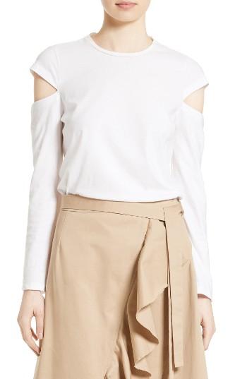 Women's Robert Rodriguez Shoulder Cutout Tee