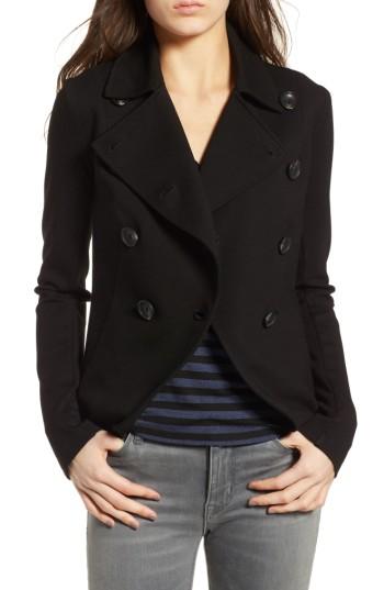 Women's Bailey 44 Double Breasted Ponte Jacket - Black