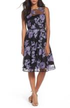 Women's Tahari Embroidered A-line Dress
