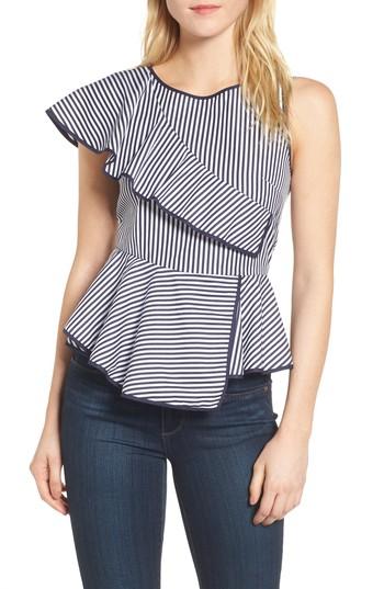 Women's Parker Carly Ruffle Top - Blue