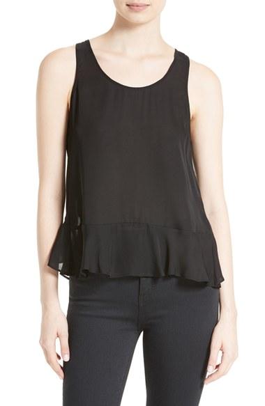 Women's Joie Micha Split Back Silk Top