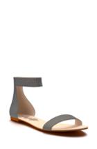 Women's Shoes Of Prey Ankle Strap Sandal .5us / 31eu B - Grey