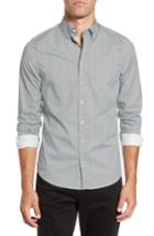 Men's Gant Town Slim Fit Nordic Geo Print Sport Shirt - Grey