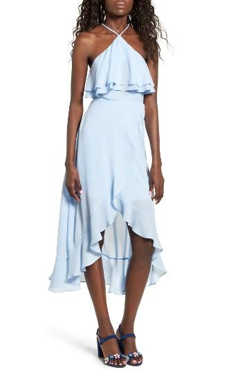 Women's Dee Elly Ruffle Halter Midi Dress