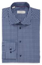 Men's Eton Contemporary Fit Check Dress Shirt - White