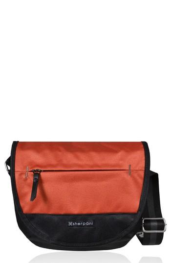 Sherpani Milli Water Resistant Rfid Pocket Messenger Bag - Red