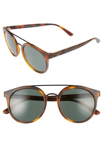 Women's Burberry 53mm Round Sunglasses - Matte Havana
