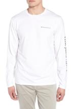 Men's Vineyard Vines Performance Cationic Long Sleeve T-shirt - White