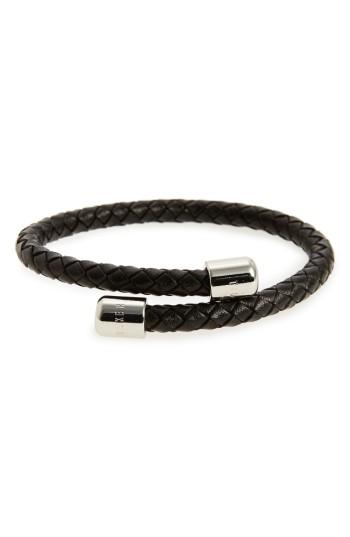 Men's Ted Baker London Bassett Braided Leather Bracelet