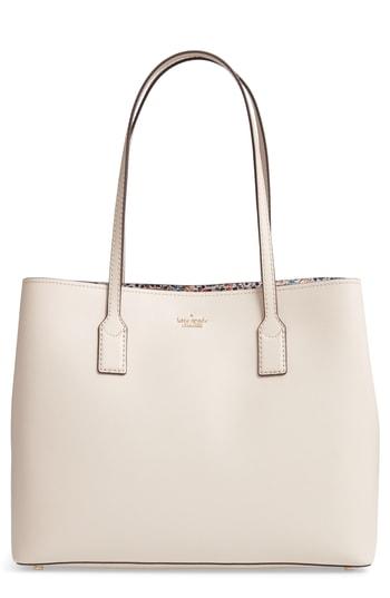 Kate Spade New York Hadley Road Dina Leather Shoulder/crossbody Bag - Beige