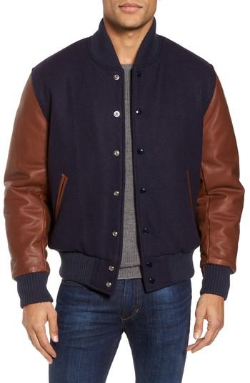 Men's Golden Bear Classic Varsity Jacket - Black