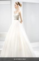 Women's Jesus Peiro Strapless Sweetheart Tulle Ballgown