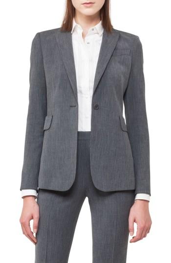 Women's Akris Punto Melange Jersey Blazer