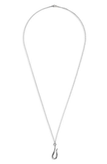 Men's Lewis Henry Nicholas Hook Sterling Silver Pendant Necklace