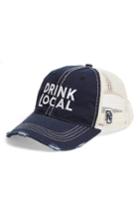 Men's Original Retro Brand Drink Local Trucker Hat - Blue