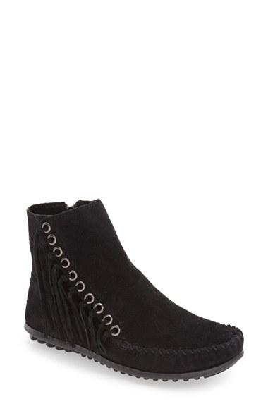 Women's Minnetonka 'willow' Fringe Bootie
