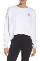 Women's Nike Court Crop Tennis Top - White