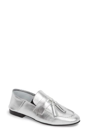 Women's Steve Madden Beck Convertible Tasseled Loafer M - Metallic