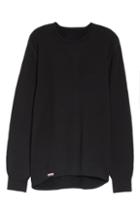Men's Woolpower Crewneck 200 Top - Black