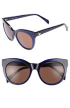 Women's Draper James 52mm Round Cat Eye Sunglasses -