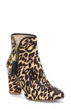 Women's Louise Et Cie Zirelle Genuine Calf Hair Bootie .5 M - Brown