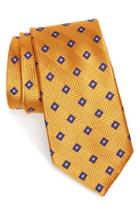 Men's Nordstrom Men's Shop Geometric Silk Tie, Size - Metallic