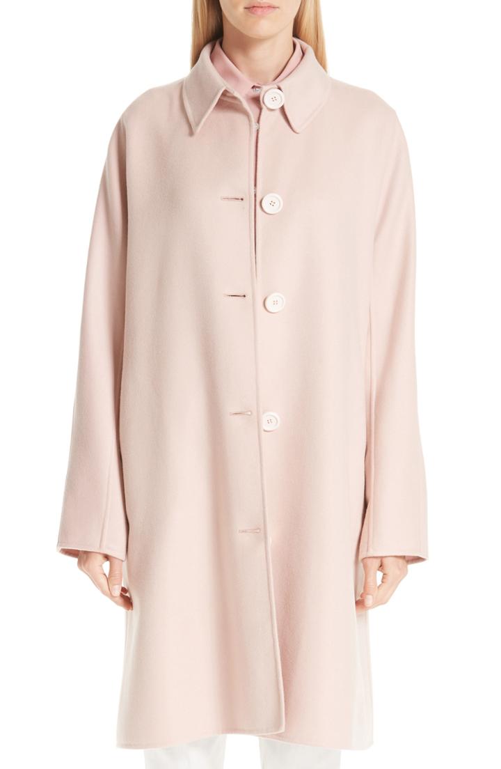 Women's Mansur Gavriel Wool & Cashmere Coat Us / 42 It - Pink