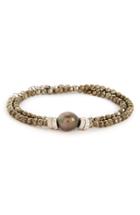 Women's Armenta Old World Semiprecious Stone & Diamond Beaded Bracelet