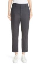 Women's Sofie D'hoore Prior Crop Cotton Gabardine Pants Us / 36 Fr - Blue