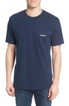 Men's Patagonia P-6 Logo Graphic T-shirt, Size - Blue