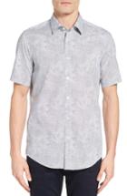 Men's Boss Luka Fit Print Short Sleeve Sport Shirt